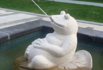 贵州无边界精致艺术——喷水青蛙石雕
