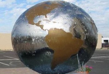 贵州国际化地球喷泉雕塑