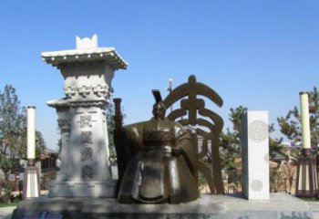 贵州秦始皇雕塑，精致细腻，传承历史之美