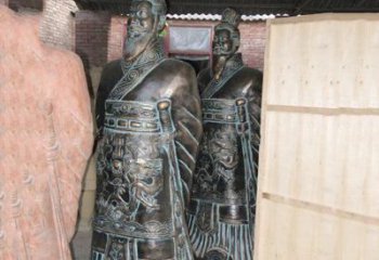 贵州珍贵的秦始皇青铜雕像