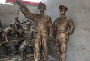 贵州青年时期毛主席铜雕，纪念未来的英雄