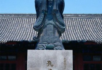 贵州传承古代文化——青铜孔子雕塑