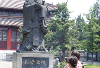 贵州中领雕塑推出精致青铜孔子雕塑，考究工艺，…