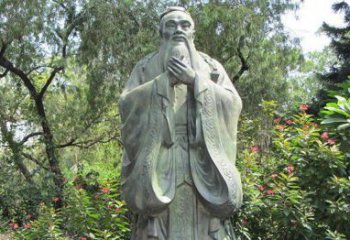 贵州高贵的雄姿，见证老子的伟大——老子公园名人铜雕