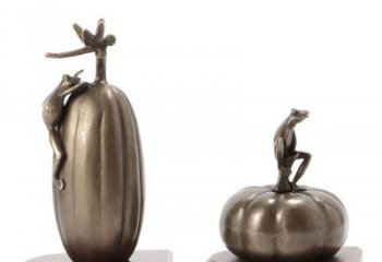 贵州艺术青蛙铜雕：真实逼真可爱