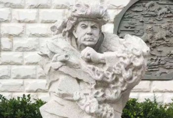 贵州纪念邱少云烈士的石雕艺术品