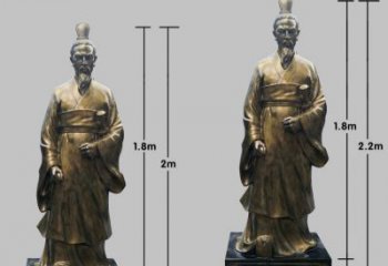 贵州民族英雄屈原铜雕塑