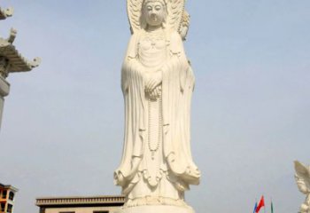 贵州中领雕塑：观音三面佛像雕塑
