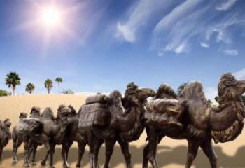 贵州中领雕塑沙漠骆驼铜雕制作工艺与定制标准