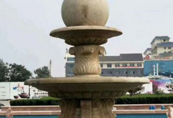 贵州引领时尚的砂岩大型喷泉雕塑