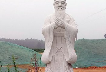 贵州中领雕塑：精致雕刻的少海公园孔子雕像