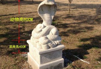 贵州中领雕塑蛇门墩动物雕塑