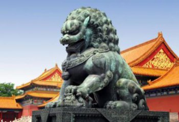 贵州贵族气派，古典青铜狮子雕塑