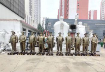 贵州英勇战士铜雕，荣耀永载史册