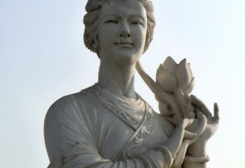 贵州汉白玉荷花雕塑，精致美丽无双！