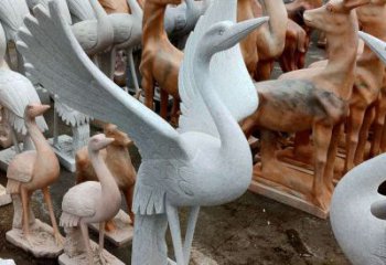 贵州丹顶鹤雕塑，令您汲取自然之美