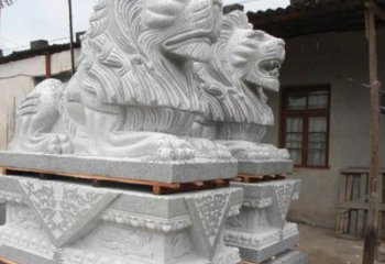 贵州港币狮子雕塑，华丽展现华夏气势