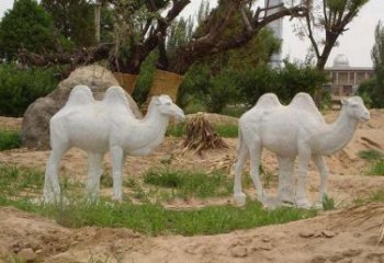 贵州欣赏大自然，石雕骆驼公园动物雕塑邀请您