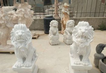 贵州传承欧式历史的狮子雕塑