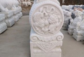 贵州高级雕塑定制-门墩雕塑