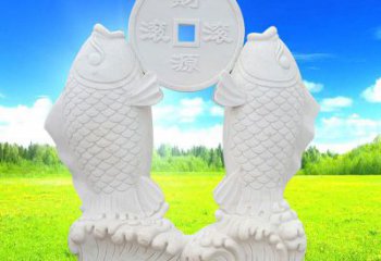 贵州招财进宝——鲤鱼石雕