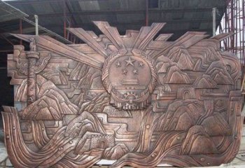 贵州铜雕广场军人壁画雕塑摆件