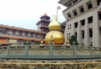 贵州铜雕葫芦公园景观雕塑