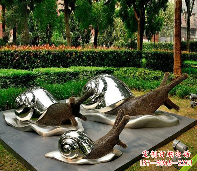 贵州蜗牛雕塑不锈钢