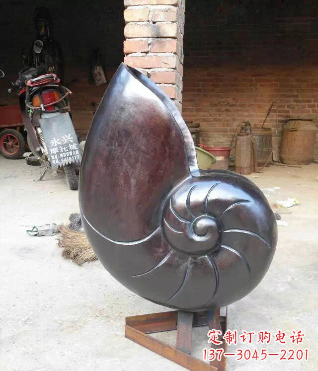 贵州蜗牛公园景观动物铜雕
