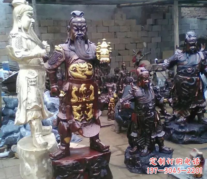 贵州武财神提刀关公铜雕