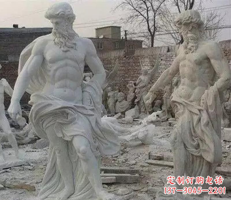 贵州西方阿基米德人物石雕