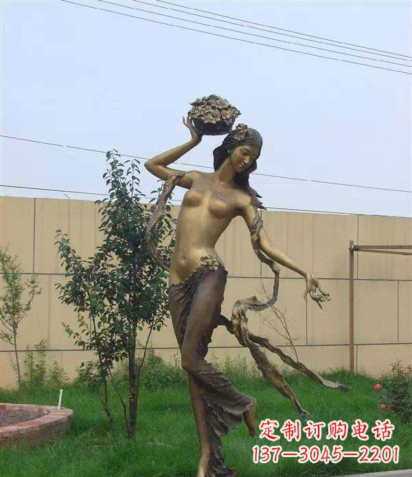 贵州西方美女公园人物铜雕
