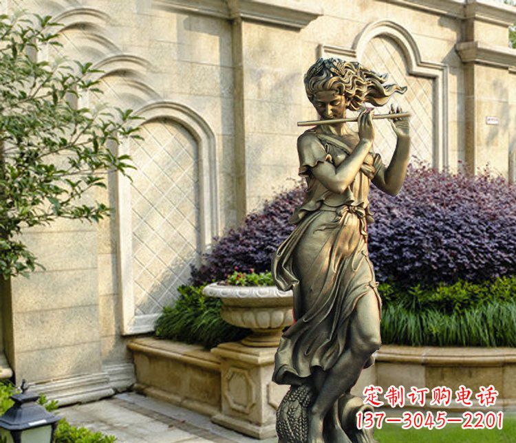 贵州西方女人别墅景观铜雕塑