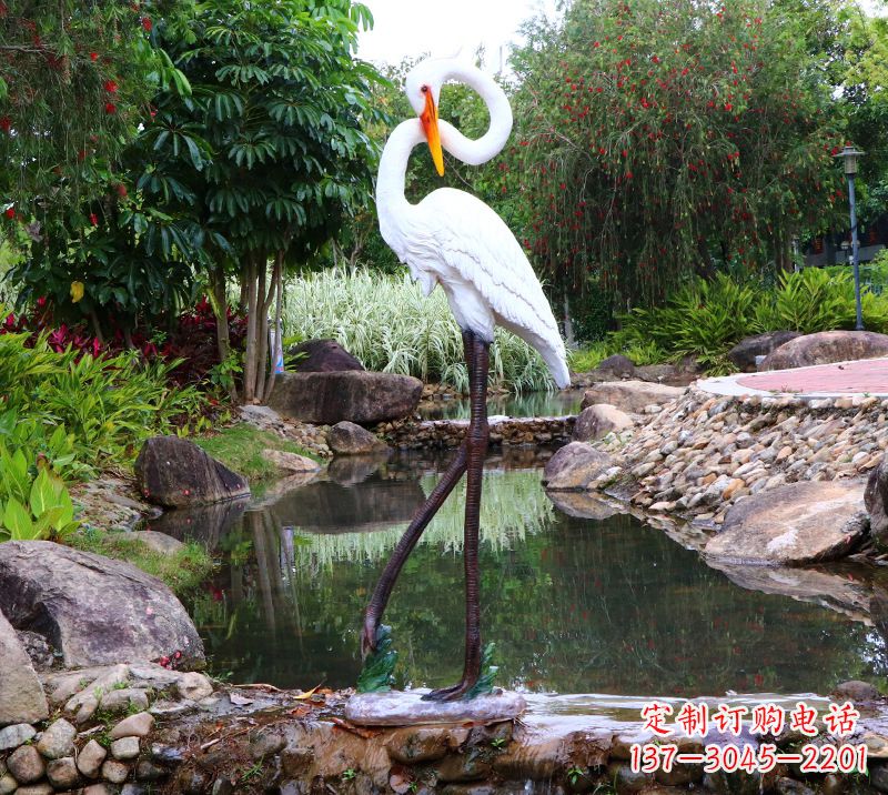 贵州仙鹤雕塑摆件