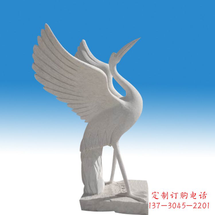 贵州仙鹤砂岩雕塑