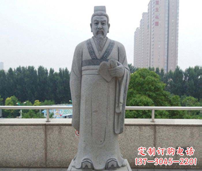 贵州先秦法家代表人物商鞅石雕