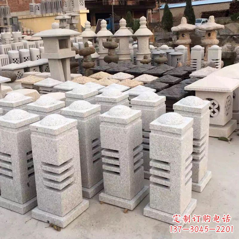 贵州现代简约石雕灯笼