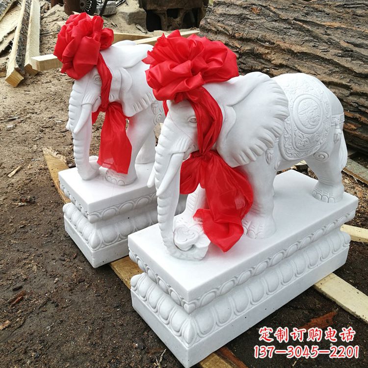 贵州现代石雕大象