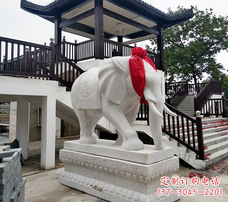 贵州小孩大象石雕