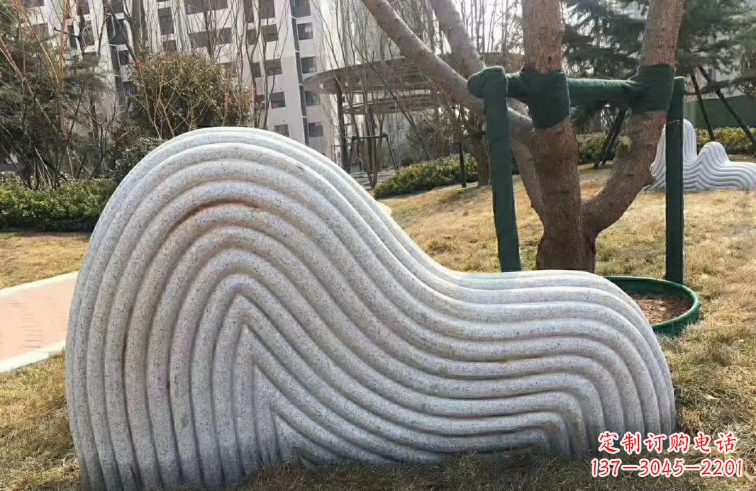 贵州小区大理石纹理假山雕塑