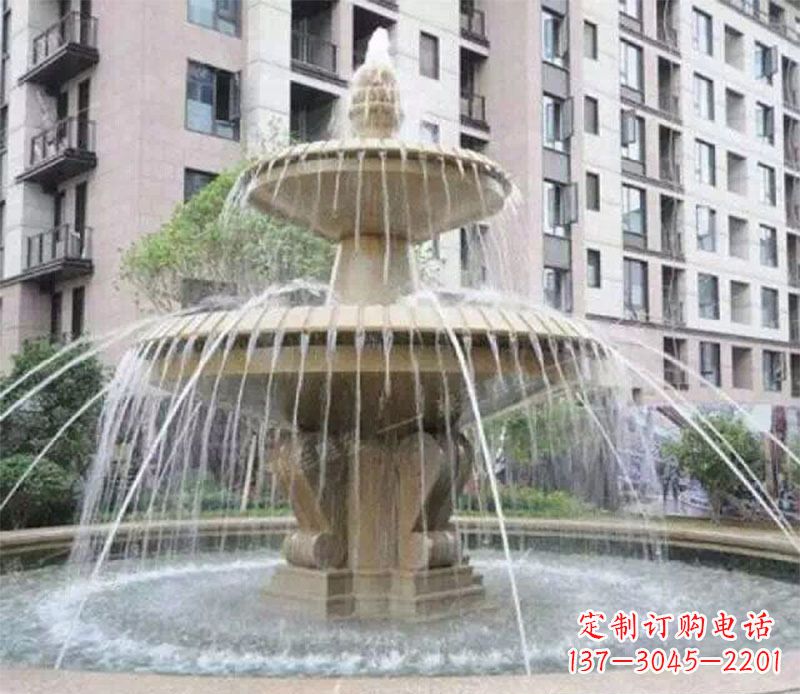 贵州小区大型喷泉景观石雕