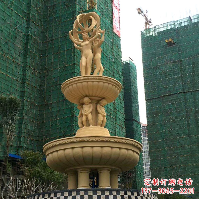 贵州小区大型欧式人物景观喷泉
