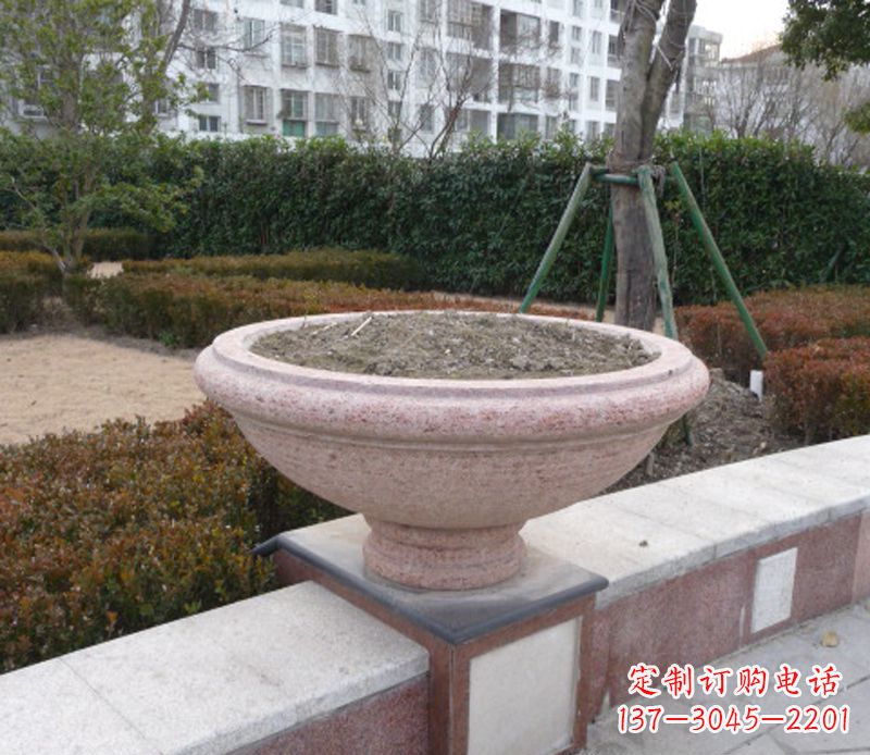 贵州小区花盆石雕