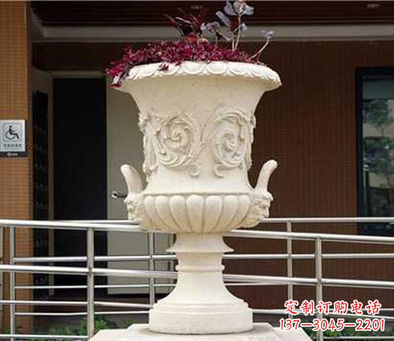 贵州小区花盆景观石雕