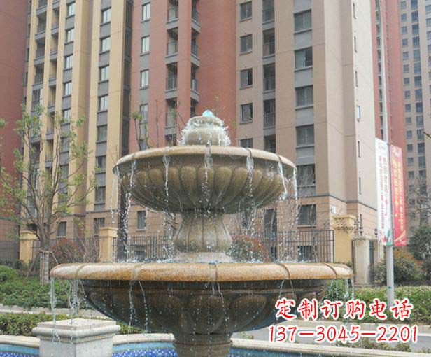 贵州小区景观大理石喷泉石雕