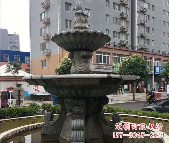 贵州小区景观仿古喷泉石雕