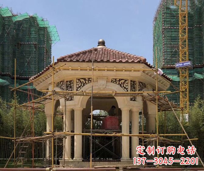 贵州小区景观欧式凉亭石雕