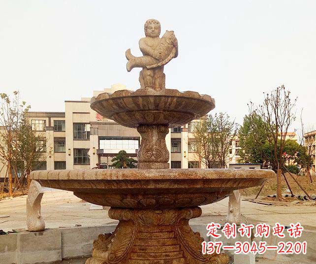 贵州小区景观欧式喷泉石雕