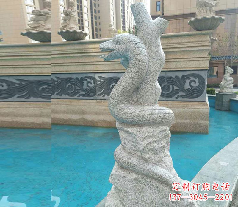 贵州小区十二生肖雕塑动物石雕