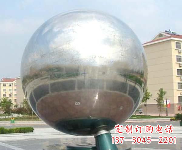 贵州校园不锈钢抽象地球仪雕塑